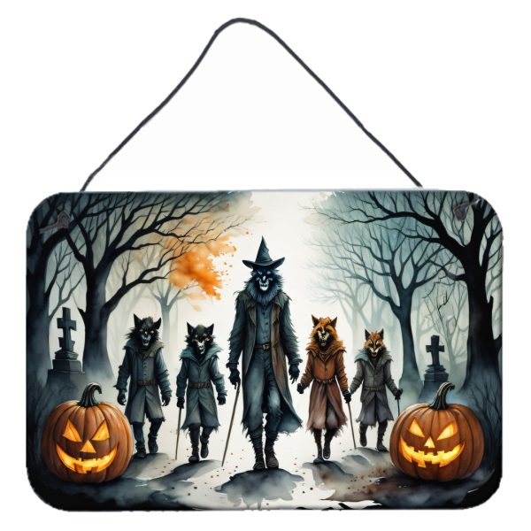 Werewolves Spooky Halloween Wall or Door Hanging Prints Online Hot Sale