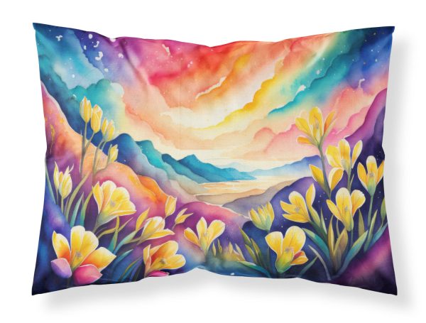Freesia in Color Fabric Standard Pillowcase Hot on Sale