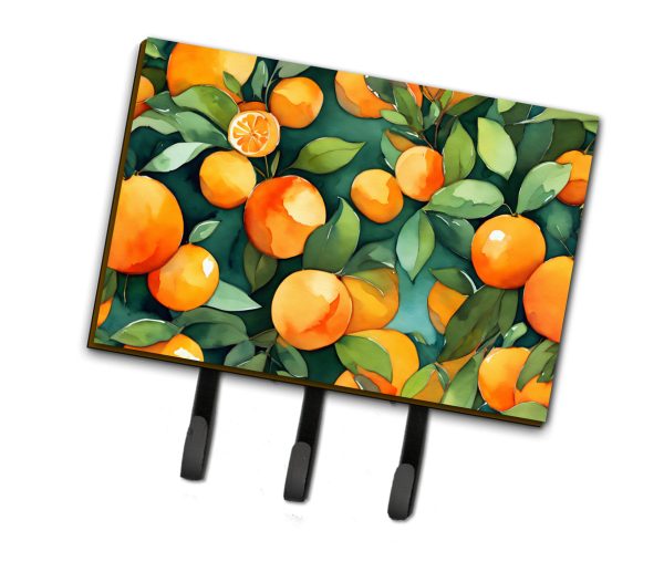 Florida Orange Blossom in Watercolor Leash or Key Holder Supply
