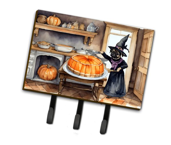 Pug Fall Kitchen Pumpkins Leash or Key Holder Cheap