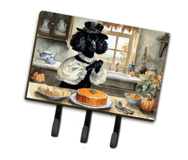 Poodle Fall Kitchen Pumpkins Leash or Key Holder Hot on Sale