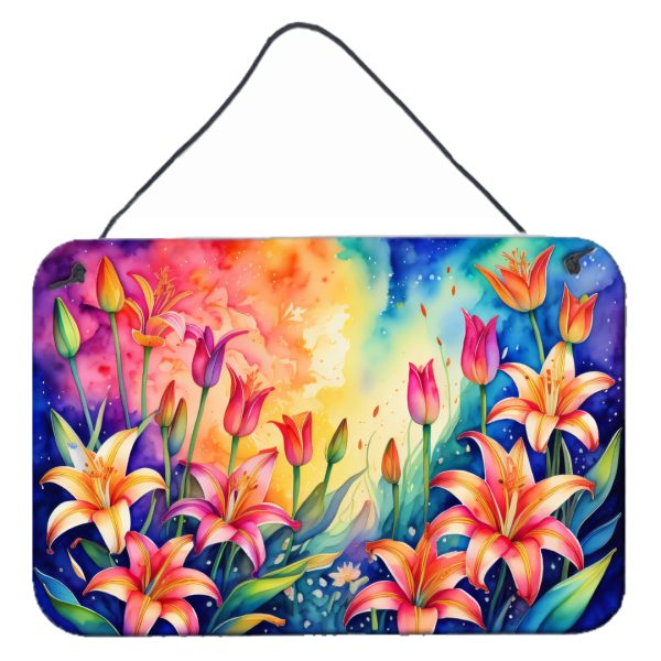 Lilies in Color Wall or Door Hanging Prints Sale