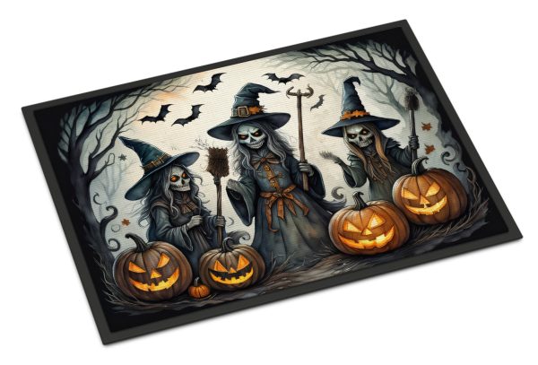 Witches Spooky Halloween Doormat 18x27 For Discount