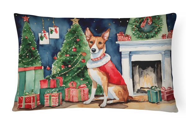 Basenji Christmas Fabric Decorative Pillow Fashion