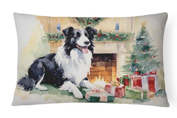 Border Collie Christmas Fabric Decorative Pillow Fashion