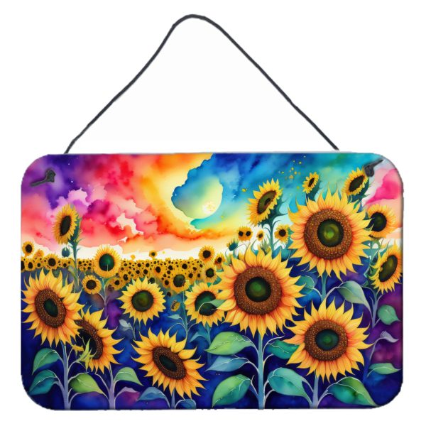 Sunflowers in Color Wall or Door Hanging Prints Supply