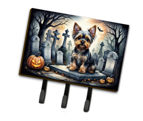 Yorkshire Terrier Spooky Halloween Leash or Key Holder Hot on Sale