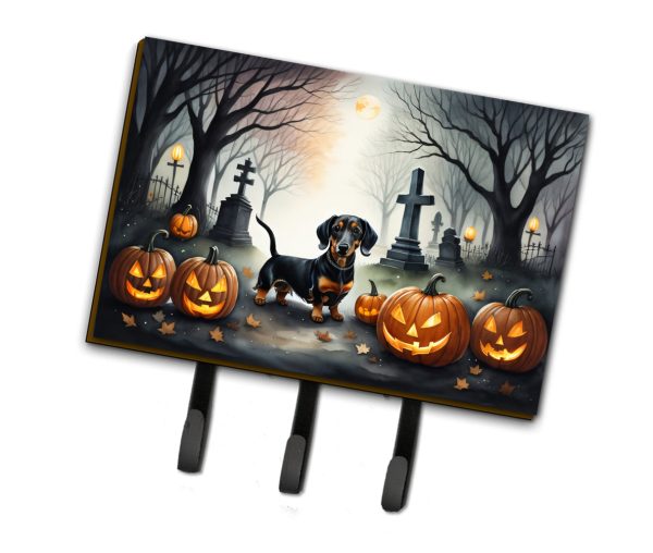 Dachshund Spooky Halloween Leash or Key Holder Sale
