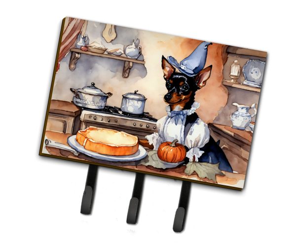 Miniature Pinscher Fall Kitchen Pumpkins Leash or Key Holder For Discount