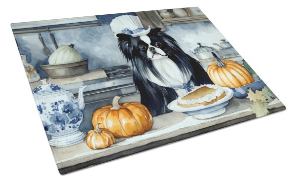 Japanese Chin Fall Kitchen Pumpkins Glass Cutting Board Large For Discount