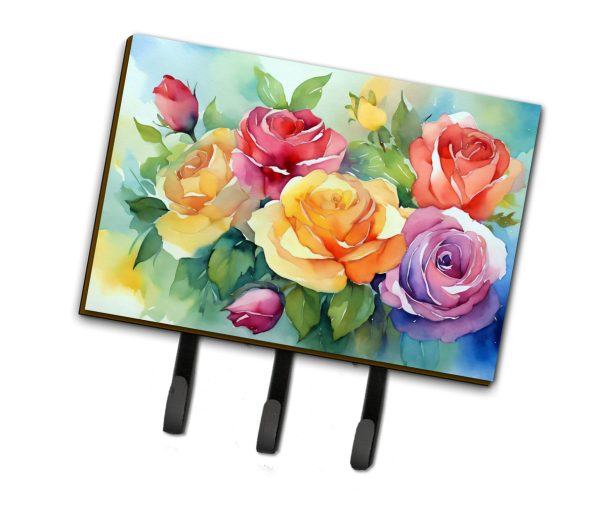 Roses in Watercolor Leash or Key Holder For Cheap