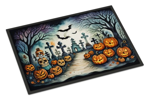 Day of the Dead Spooky Halloween Doormat 18x27 Online