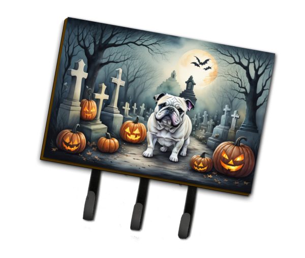 English Bulldog Spooky Halloween Leash or Key Holder Fashion