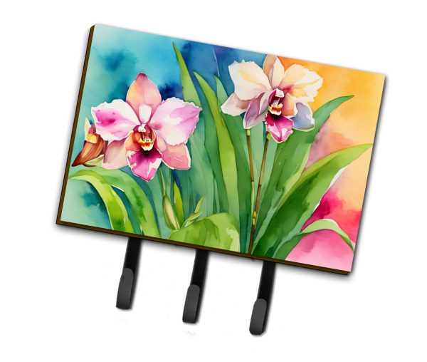 Orchids in Watercolor Leash or Key Holder Online now