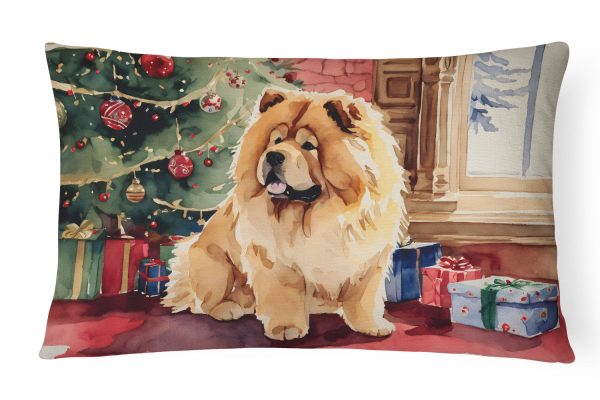 Chow Chow Christmas Fabric Decorative Pillow Online Sale