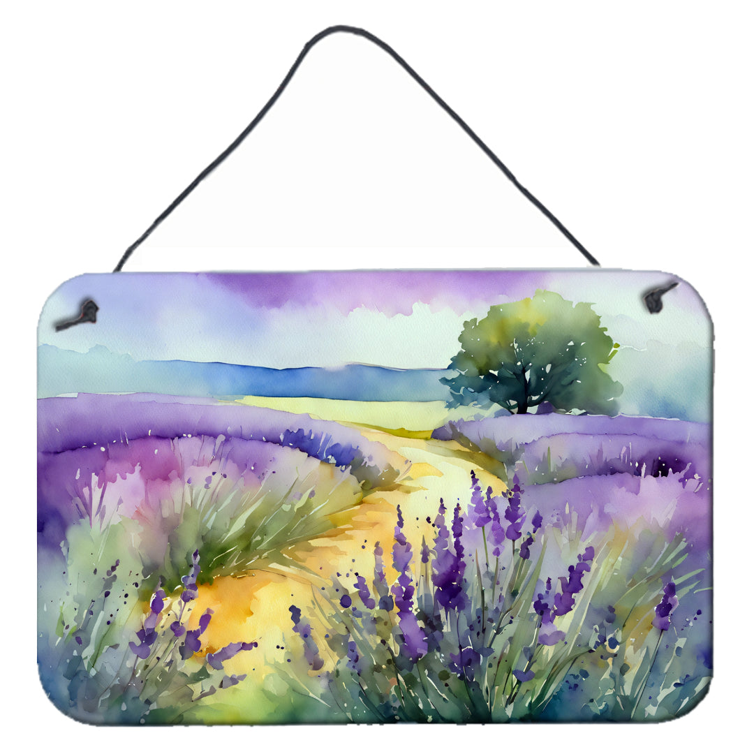 Lavender in Watercolor Wall or Door Hanging Prints on Sale